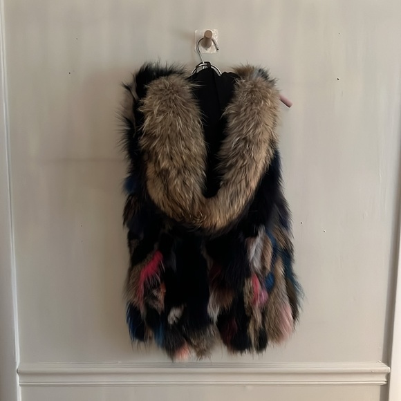 SAM 2 in 1 Multicolor Fur-Lined Hooded Jacket - Picture 7 of 8